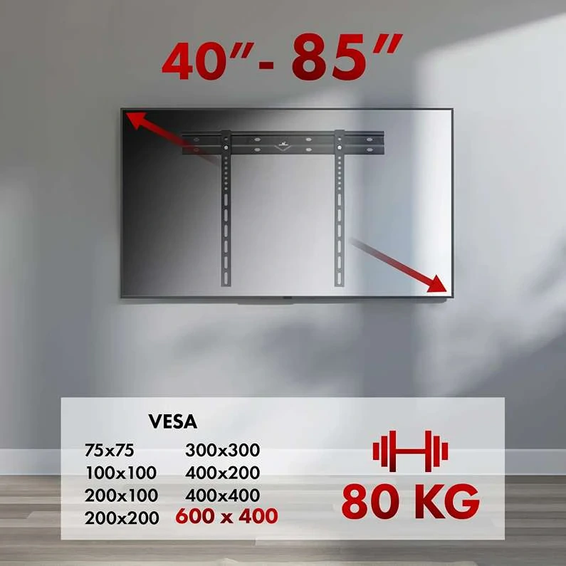 Tenký držiak na Tv Fiber Mounts Thin9XL