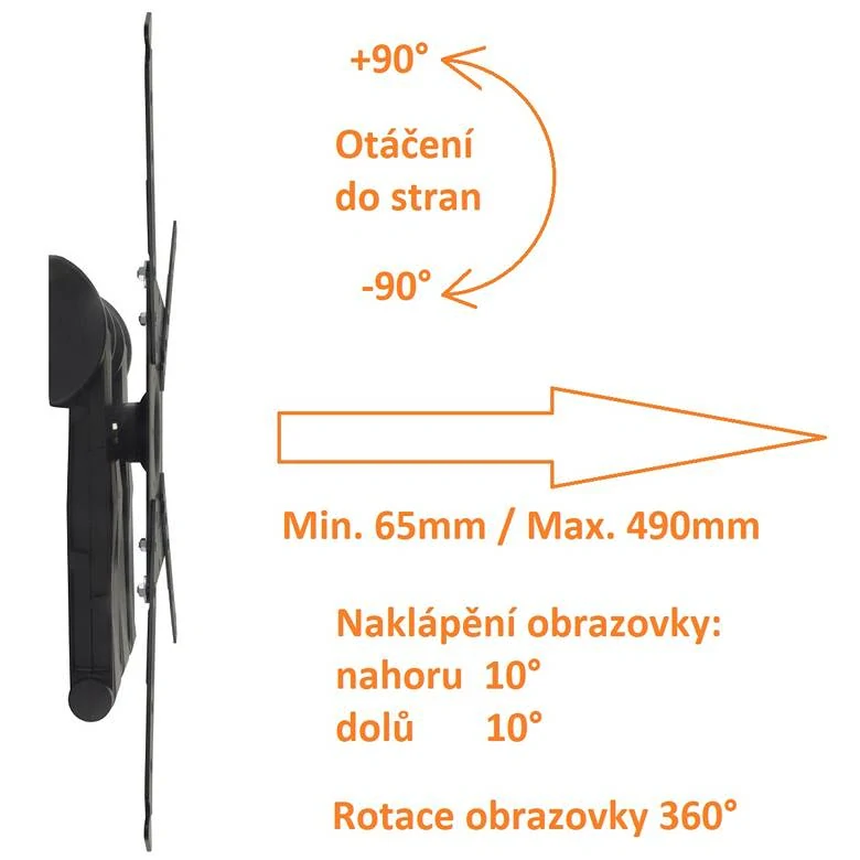 Pivot držiak Tv OMB Rombi