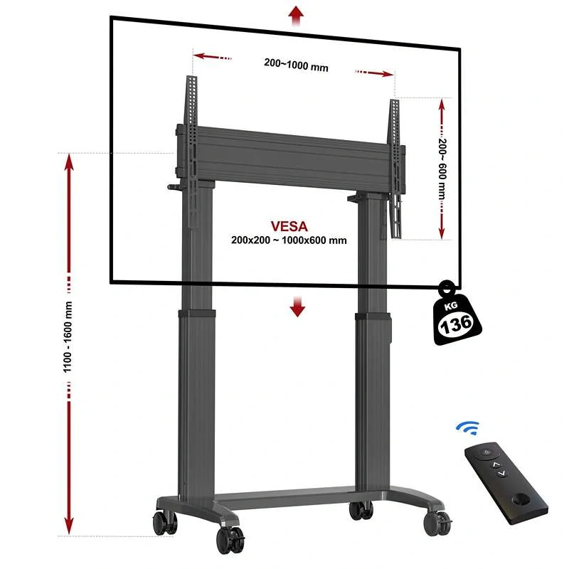Motorizovaný Tv stojan NB GF100