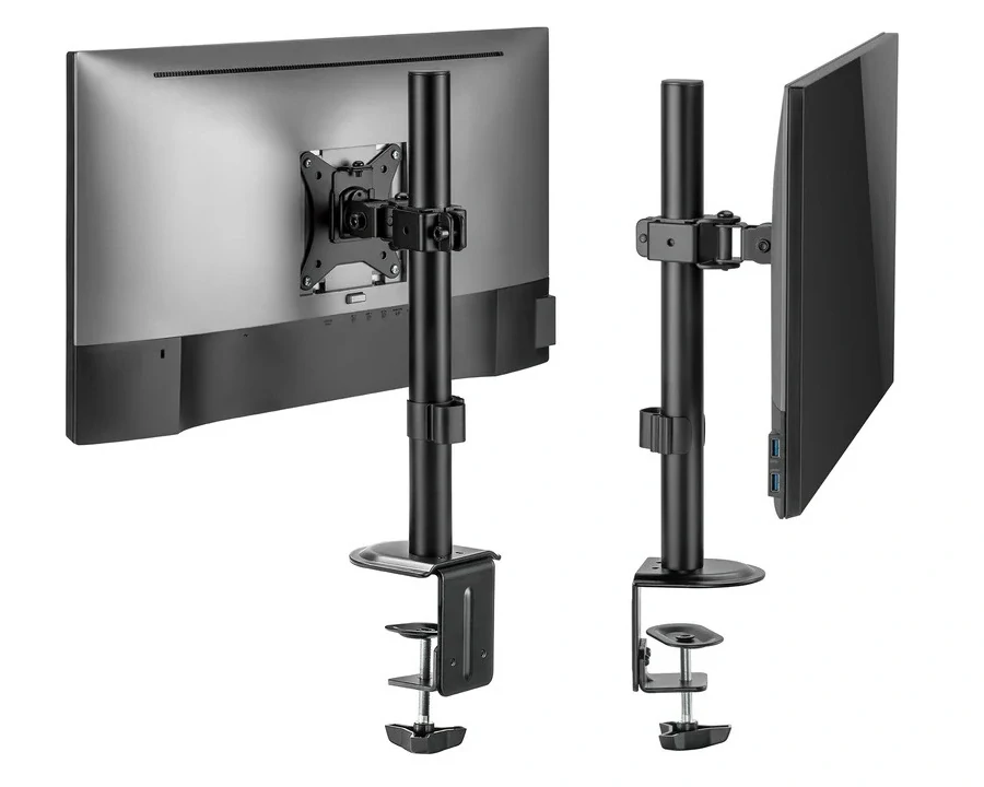 Kvalitný monitorový a Tv držiak na stôl do kancelárie, pracovne, učebne alebo domácnosti Fiber Mounts FM122