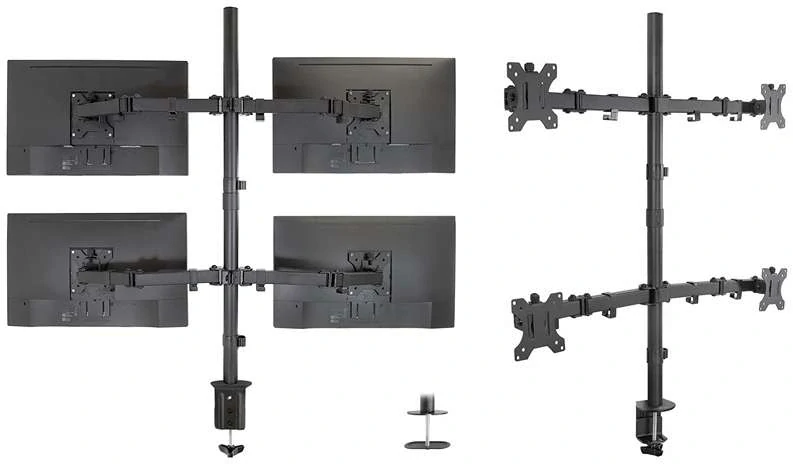 Stolový držiak na 4 monitory CONNECT IT QuadroARM Basic
