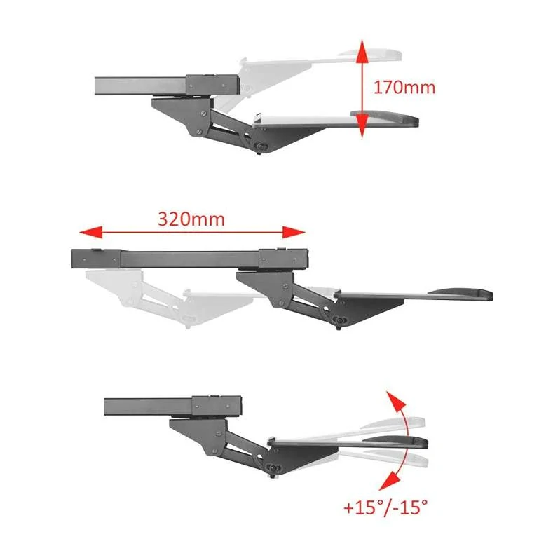 Polička na klávesnici Fiber Mounts M7C57