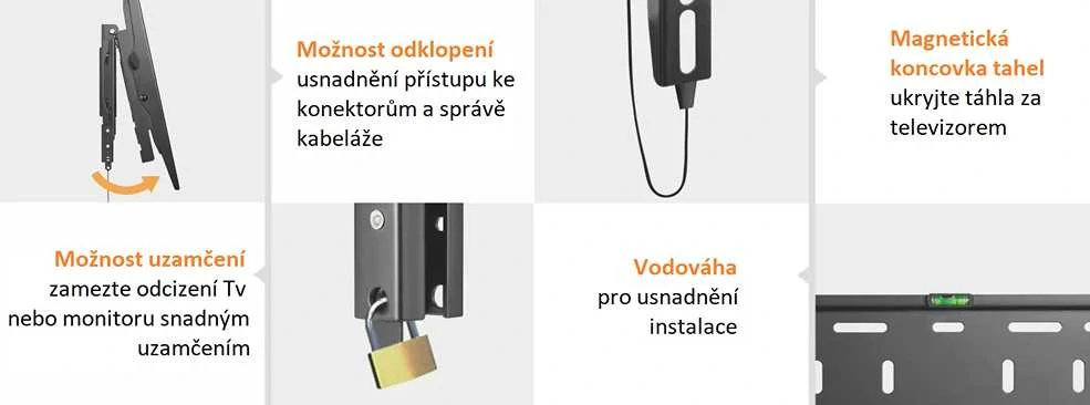 Držák Tv Fiber Mounts Certeza