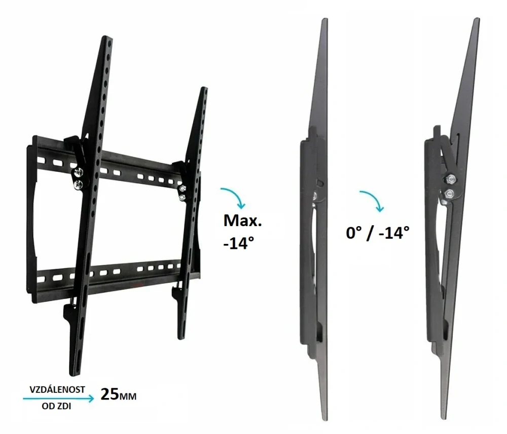 Sklopný držiak na ploché Tv Fiber Mounts M6C05