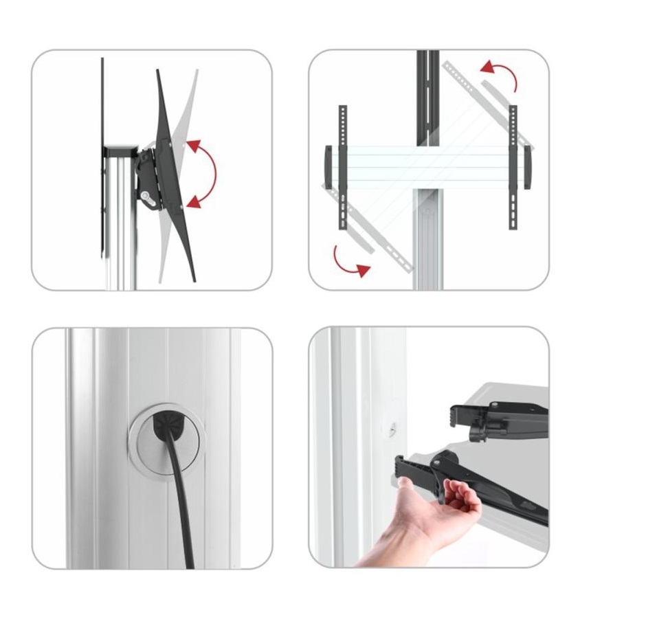 Profesionálny Tv stojan Fiber Novelty FN7000