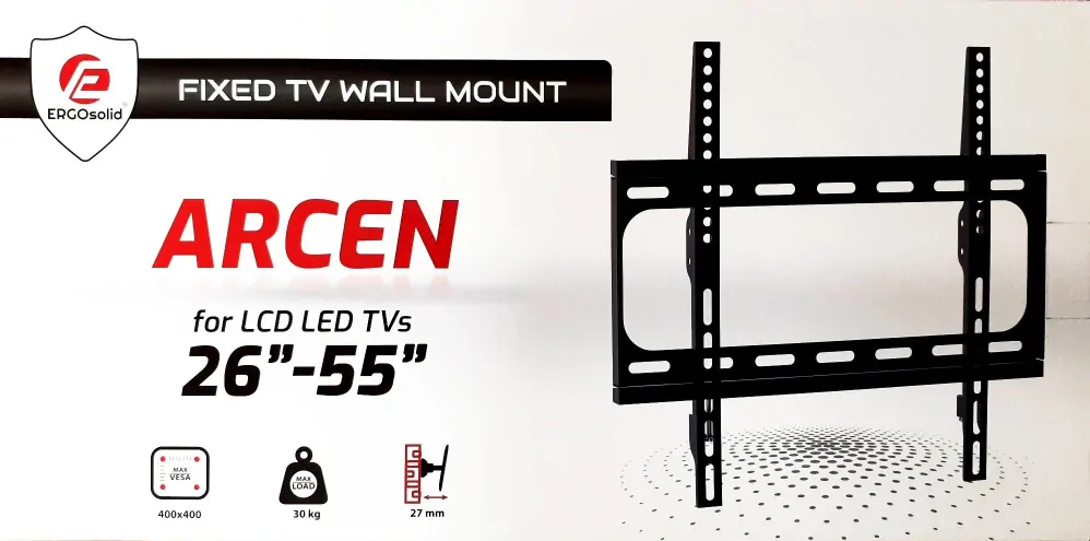 Fixný držiak Tv Ergosolid Arcen