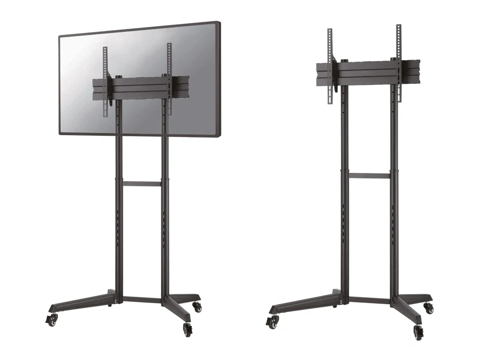 Kvalitný stojan na televízie a monitory s naklápaním kolieskami a nastavením výšky Fiber Mounts LUTAR-1
