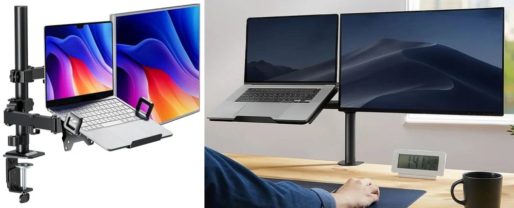 Stolový držiak na notebook a monitor Fiber Mounts SDN20