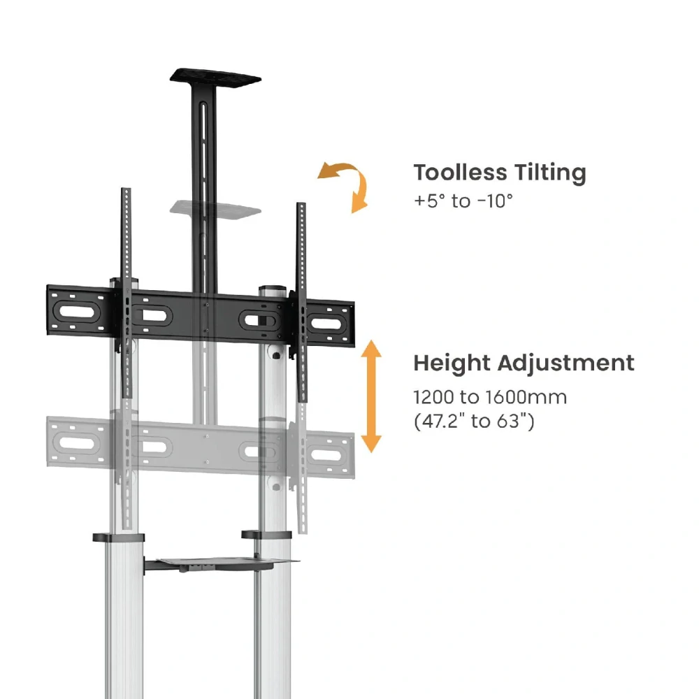Profesionálny stojan na Tv Fiber Mounts Tenios