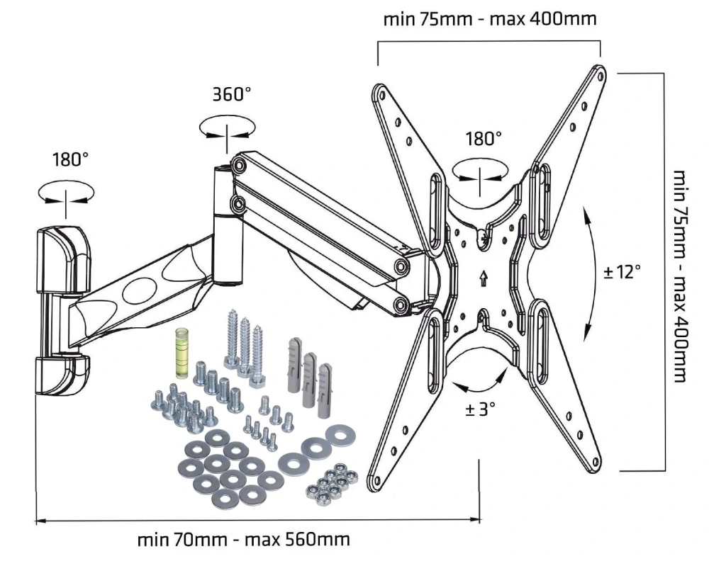 Držiak Tv monitora Fiber Mounts M7C84