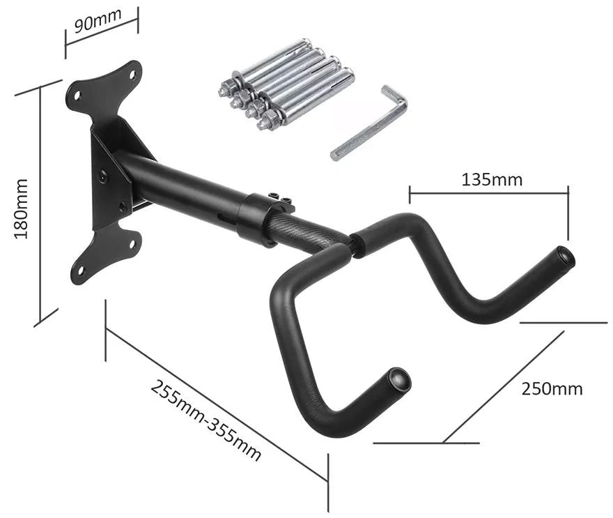 Rozmery držiaka bicykla Fiber Mounts M4C31