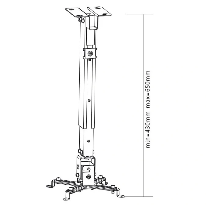 Stropný držiak na projektor Fiber Mounts M5C81