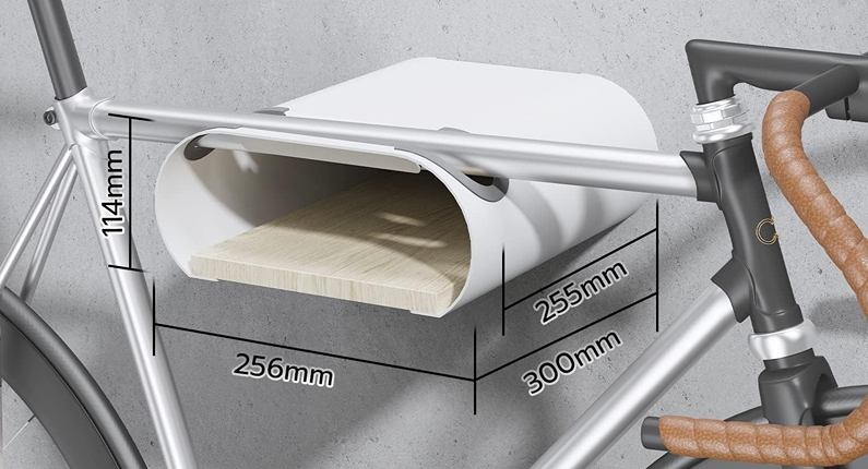 Držiak na bicykel s priehradkou Fiber Mounts M4C66