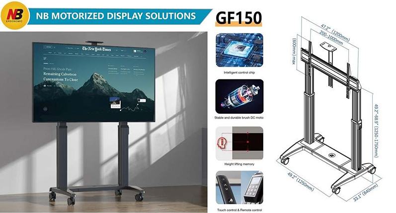 Profesionálny Tv stojan NB GF150