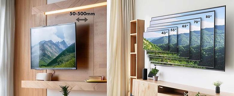 Polohovací držiak Tv Fiber Mounts M4C23