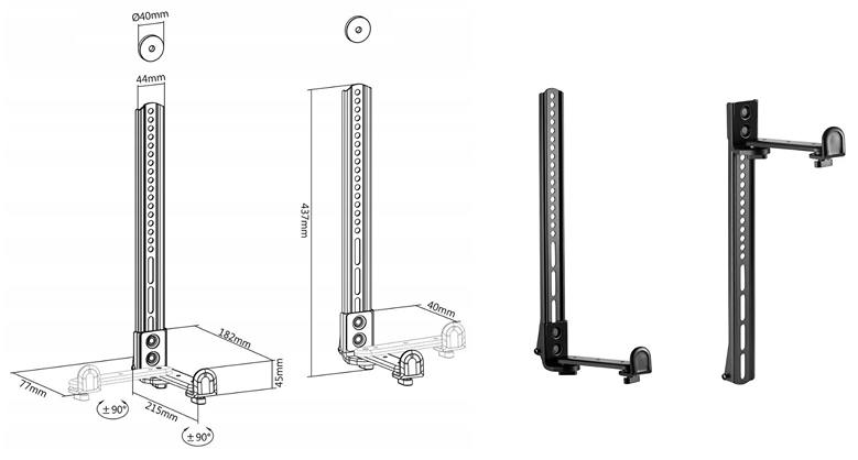 Držiak soundbaru Fiber Mounts M9C14