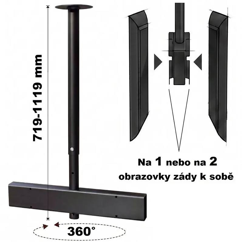 Stropný držiak OMB Lift New
