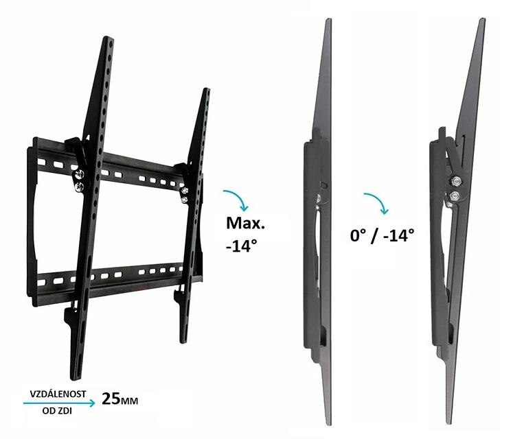 Sklopný držiak na ploché Tv Fiber Mounts M6C05