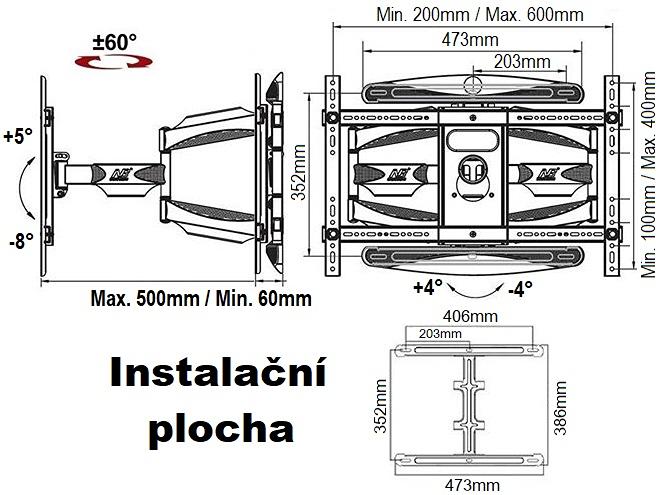 TV držák NB P65