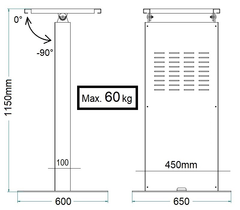 Stojan na TV Fiber Mounts ITSV55