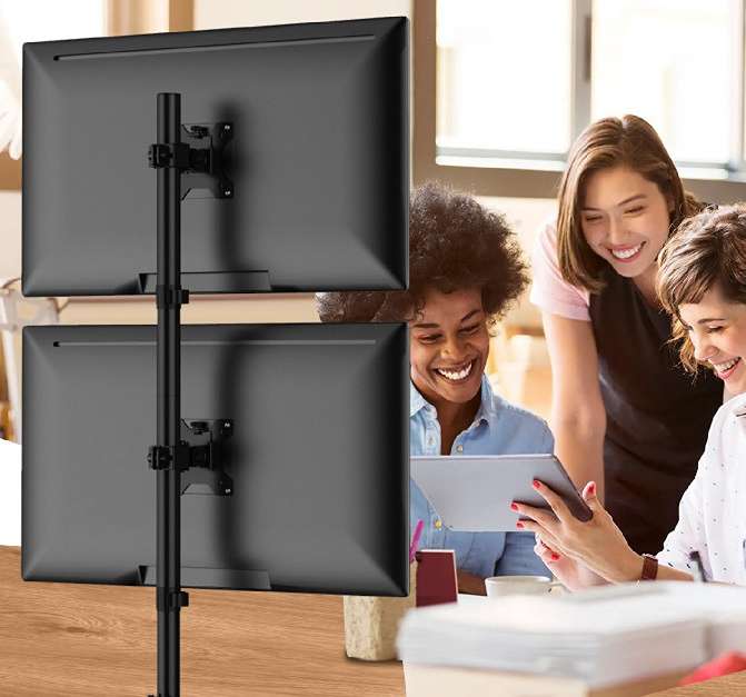 Stolový držiak 2 monitorov Fiber Mounts M9C66