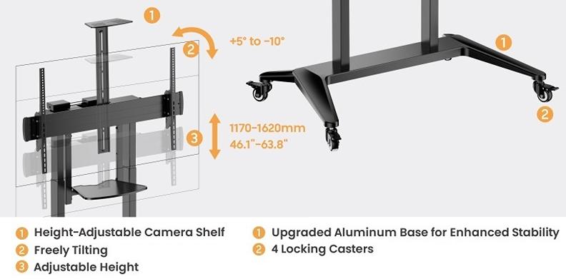 Tv stojan Fiber Mounts Elemo