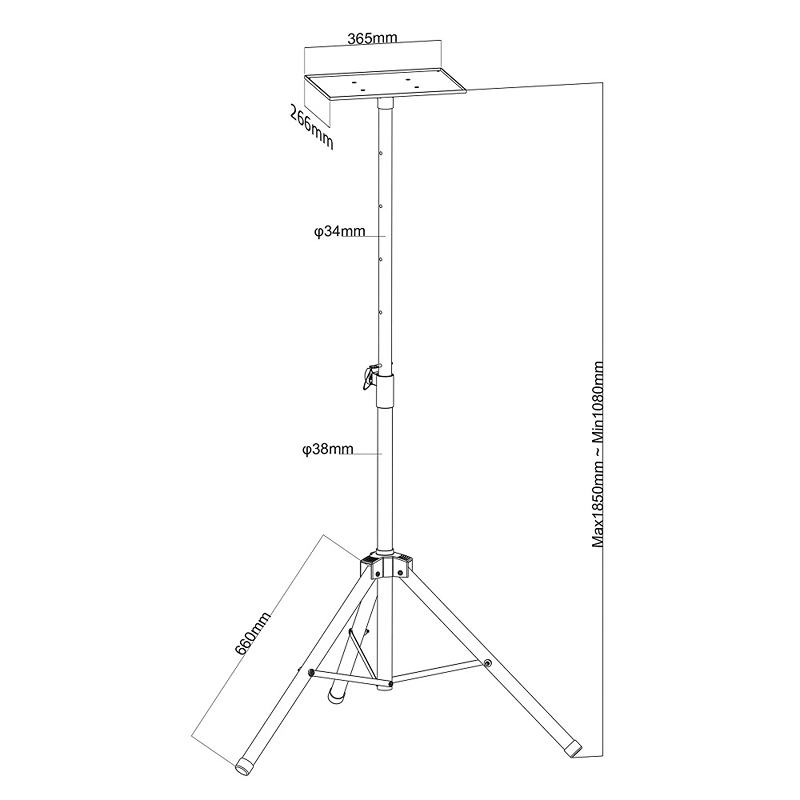 Statív na projektor Fiber Mounts M9C53
