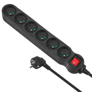 Predlžka 3m, 6x zásuvka - Fiber Mounts PR3X6