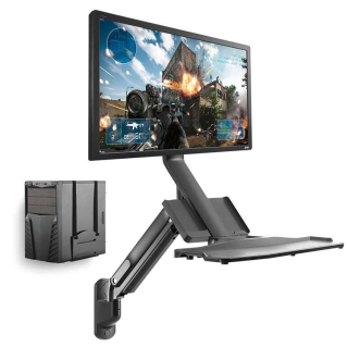 Nástenný držiak monitora a klávesnice Fiber Mounts M8C38